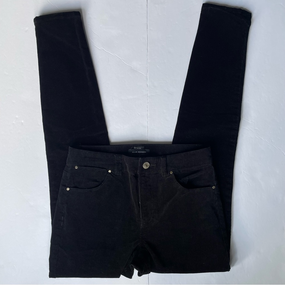 club monaco black corduroy pants